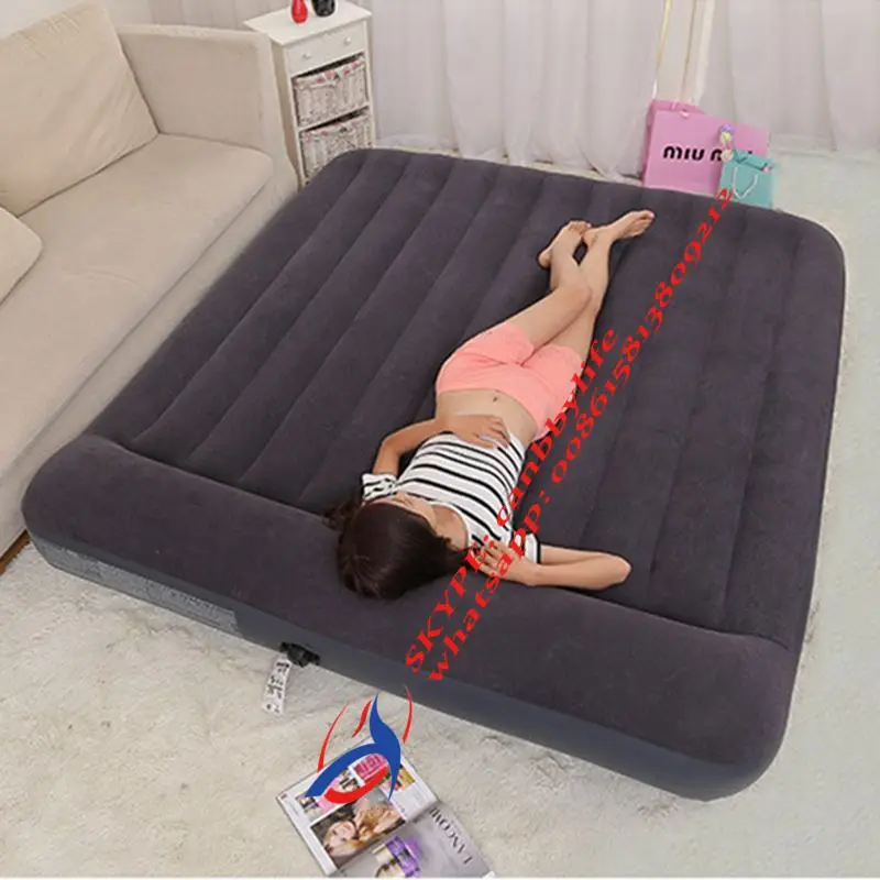 Intex Подушка для отдыха надувная кровать King Size кемпинга на открытом воздухе