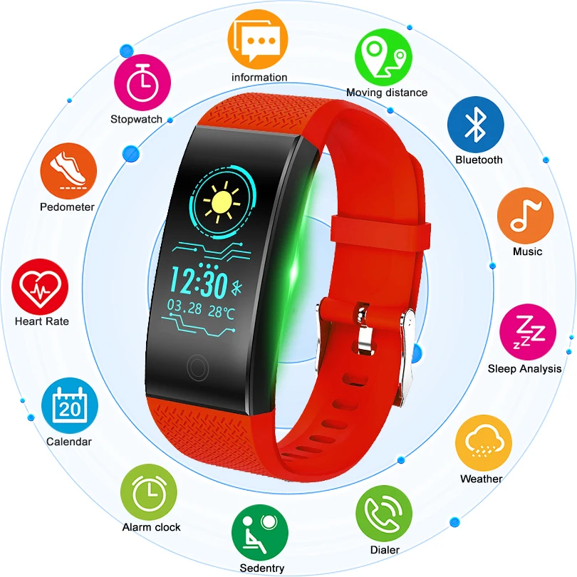 Smart Watches CHENXI brand bracelet wristband bluetooth heart rate message reminder Sleep Monitoring for IOS Android phone Smart Watches CHENXI brand bracelet wristband bluetooth heart rate message reminder Sleep Monitoring for IOS Android phone