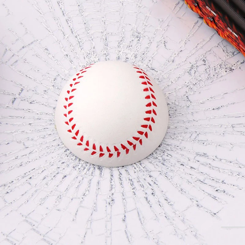 3D Simulated Sticker on Cars Auto Body Window Glass Baseball/Tennis Ball/Basketball Decal Trinket Automotive Decor Accessories