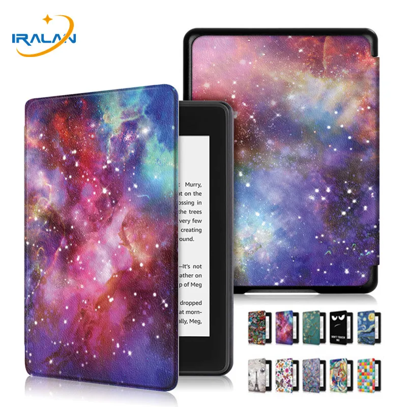Напечатанный умный чехол для электронной книги 2018 Новый Amazon Kindle Paperwhite 4 6 дюймов
