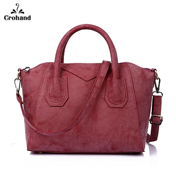 

Vintage Large Women PU Leather Tote bag Suede Style Tote Shoulder Bag Handbag Ladies Bags for women 2018 Bolsas Femininas