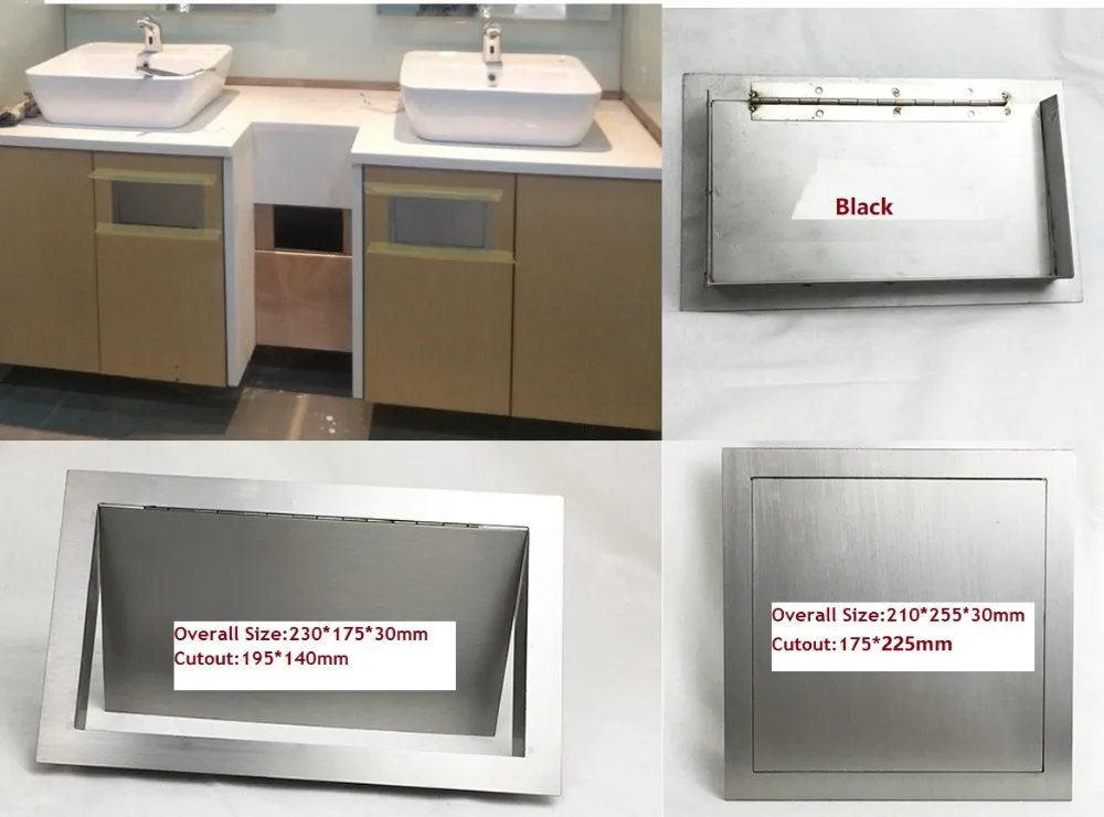 Premintehdw 304 Stainless Steel Wall Side Mount Flush ...