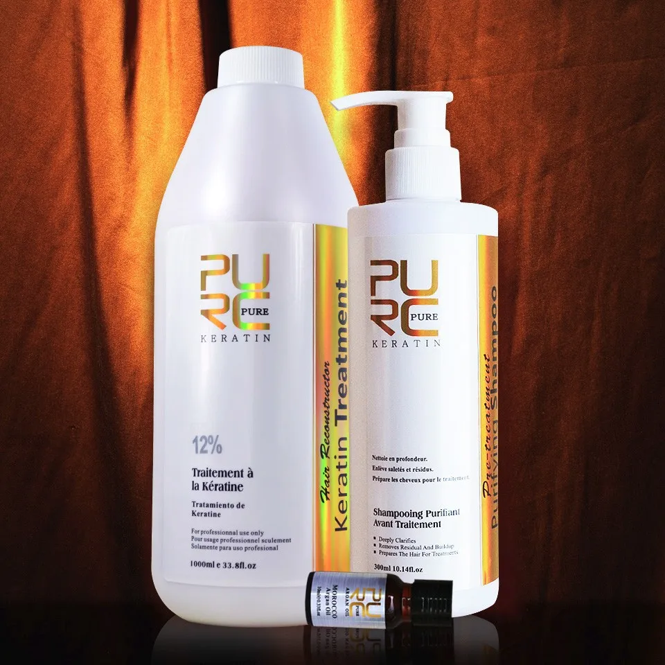 shampoo and keratin 12%