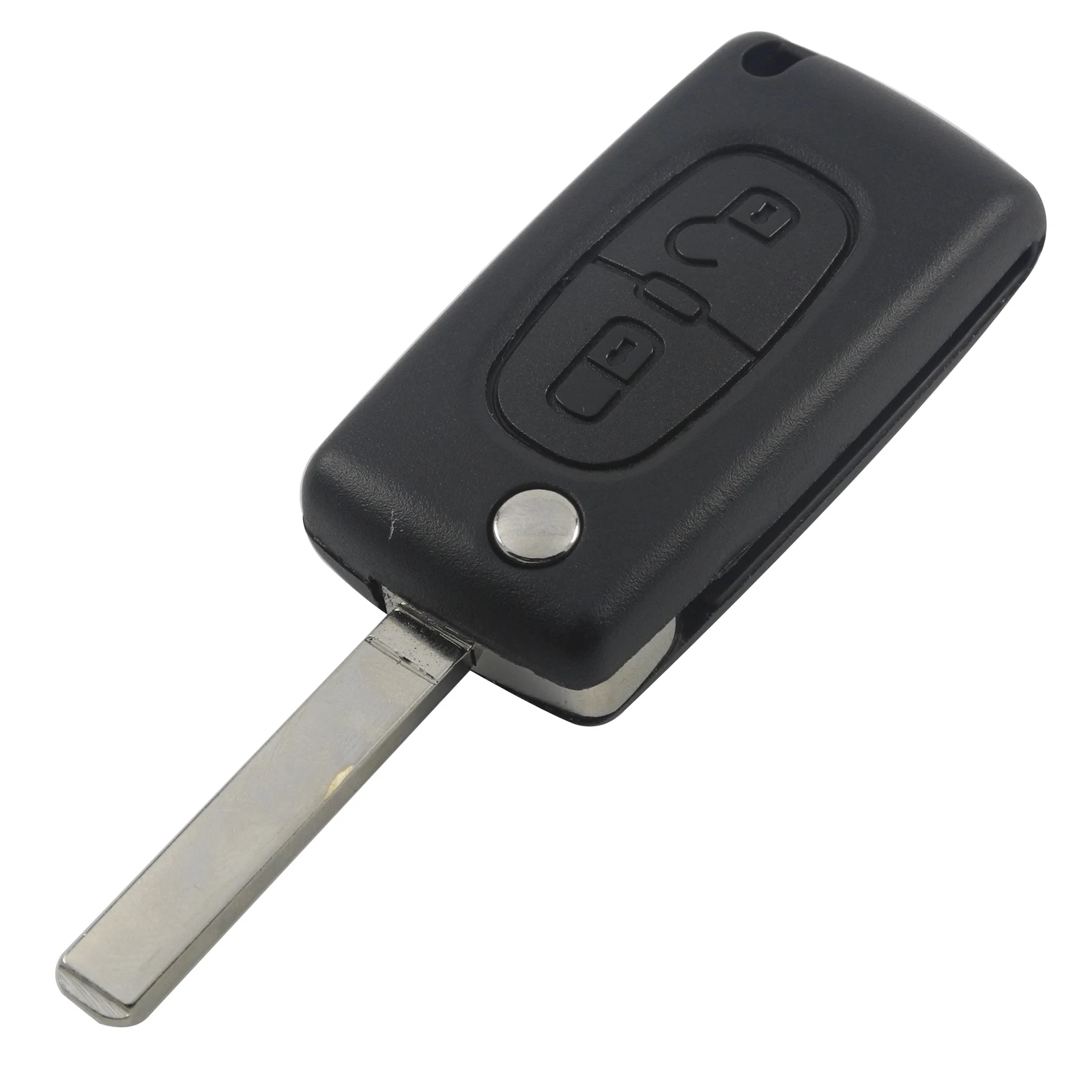 

2 Button Flip Folding Key Shell for Peugeot 306 407 807 Partner for Citroen C2 C3 C4 C6 Berlingo Remote Fob Case Ce0523