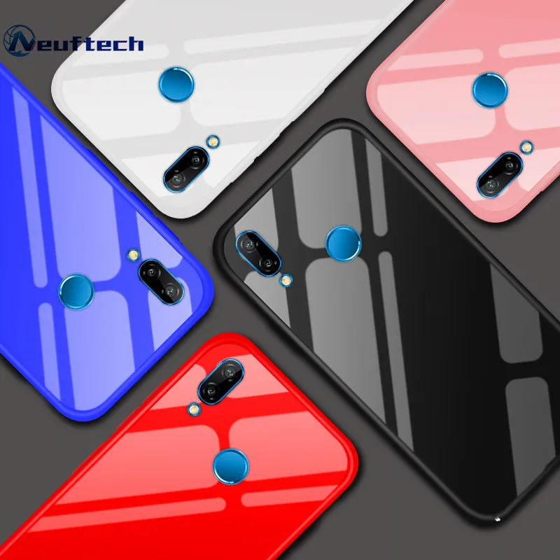 

Neuftech Luxury Phone Case on For Huawei P20 Pro Lite Mate 10 9 Shockproof Case For Honor 10 V10 View 10 Back Cover Bumper Cases