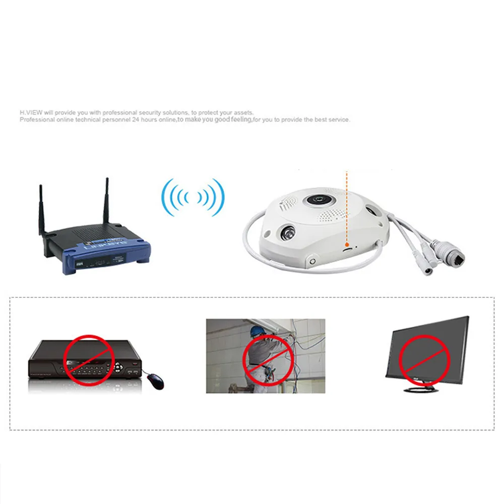 CARPRIE 360 градусов панорамная 960 P ИК камера лампочка WiFi "рыбий глаз" CCTV безопасности Видео 3MP WiFi CMOS сенсор Прямая