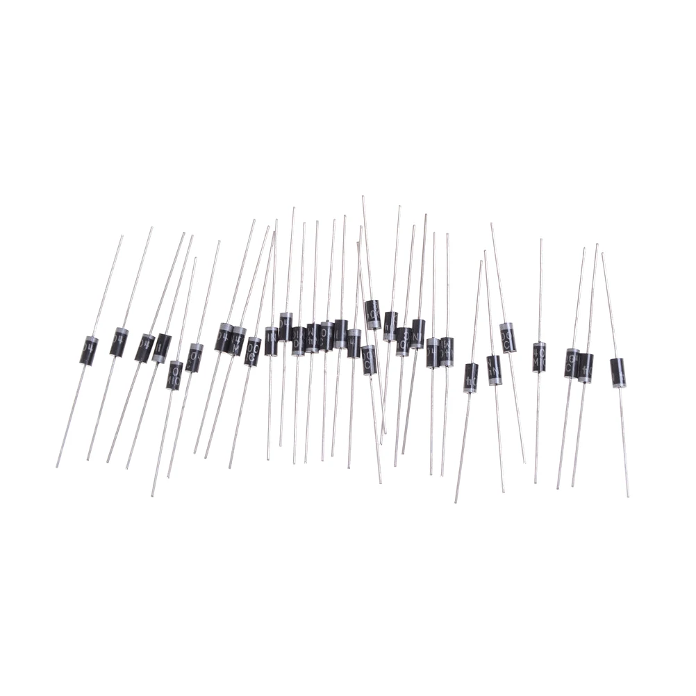 

Newest 30pcs/lot Rectifier Diode 1A 400V 1N4004 Axial Lead Silicon Rectifier Diodes 1N4004