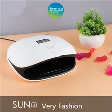 SUNUV SUN4 36 шт. светодиоды ногтей Лампа 48 Вт Сушилка для ногтей с Сенсор УФ-лампы для гель Лаки польский памяти таймер ЖК-дисплей Дисплей ЕС/США Plug