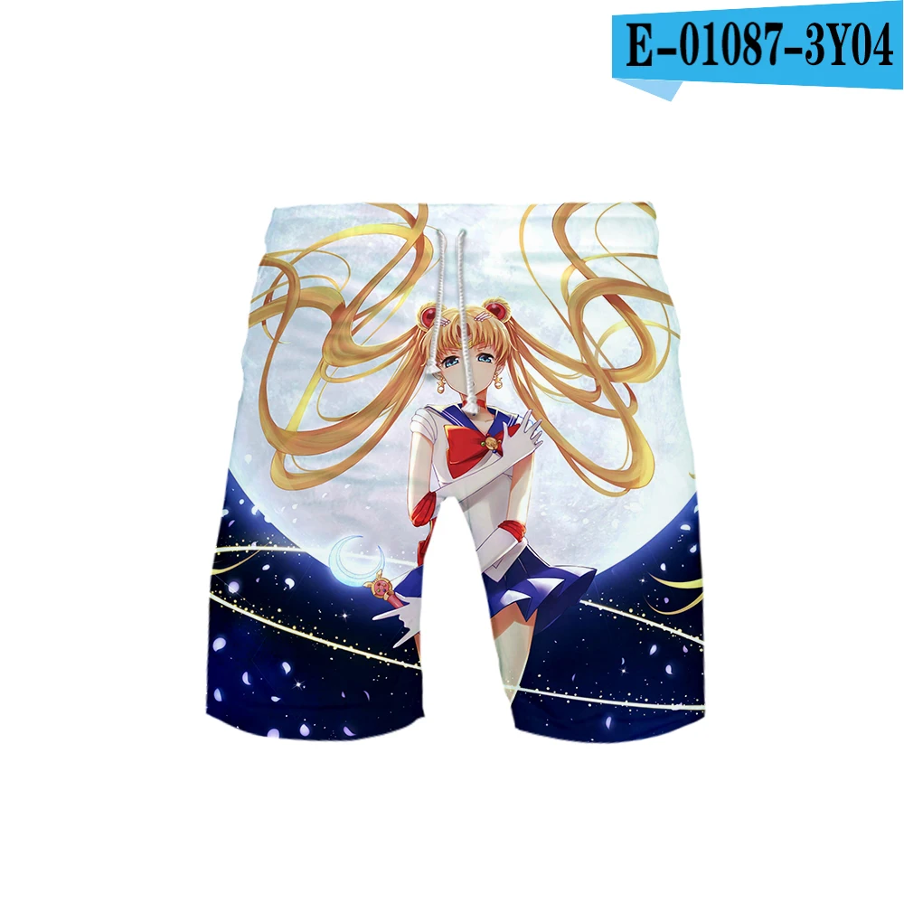 Sailor Moon/летние шары штаны детская одежда в стиле Харадзюку шорты штаны для мальчиков и девочек детские штаны для отдыха с принтом в виде галстука - Цвет: one