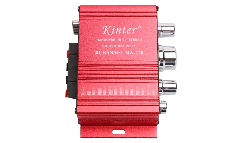 kinter MA-170 sound mini amplifier for speaker 2.0channel conrol bass treble volume support DC12V power input (8)