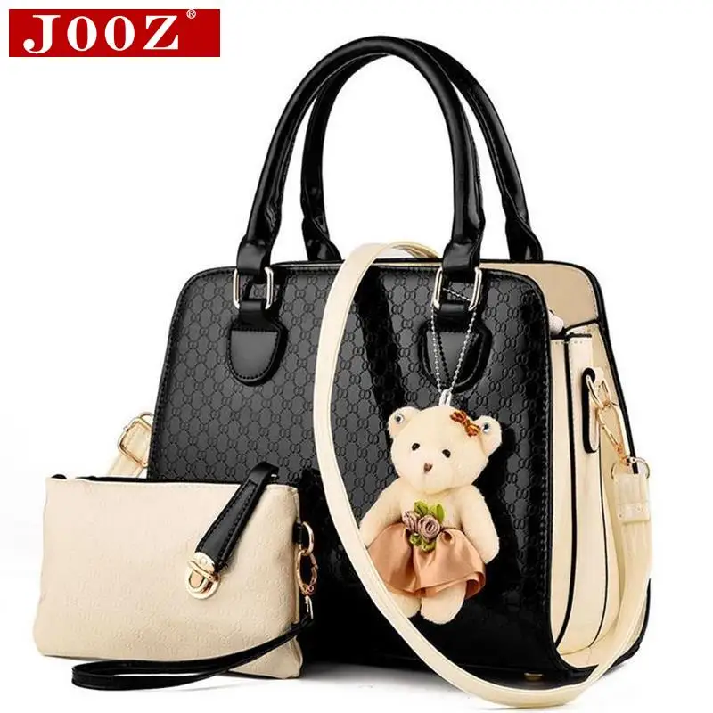 Fashion PU Patent Leather Women Shoulder Bags Elegant Alligator Pattern Women Messenger Bags bolsos 2 bags