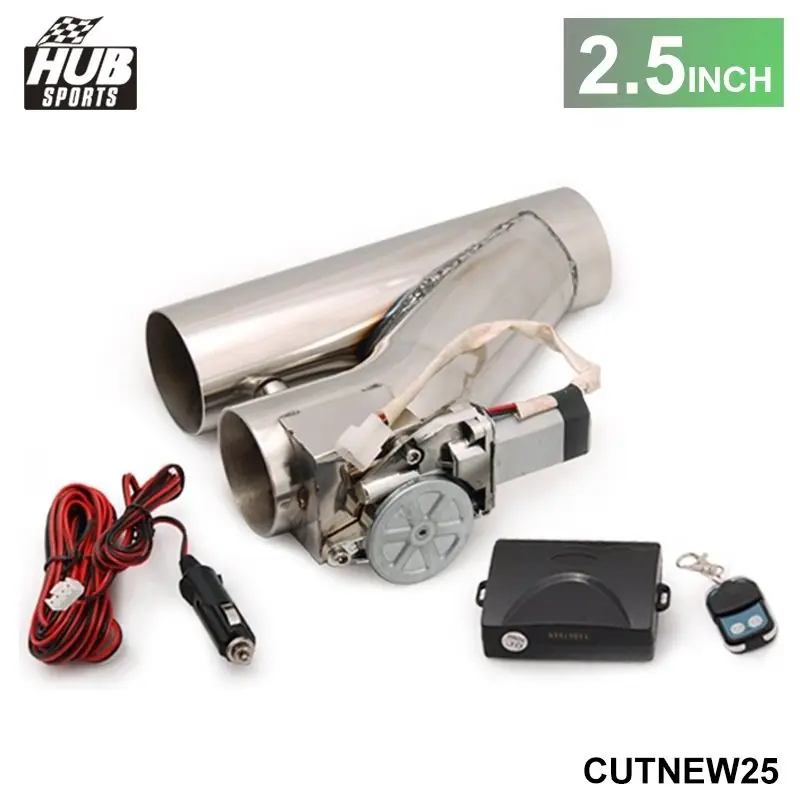 Выхлопная труба 2 5 дюйма CATBACK TURBO ELECTRIC E ВЫРЕЗ Y образная с дистанционным