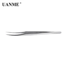 UANME SA-16 125 мм изогнутый электронный Пинцет Набор анти-магнитный Пинцет для ремонта мобильного телефона набор инструментов