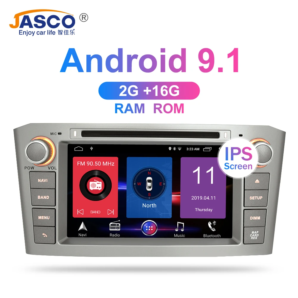 Продажа Android 8,0 9,0 9,1 RAM 4G есть в наличии DVD стерео Мультимедиа для Toyota Avensis T25 2003 2008 радио font b GPS b font навигация видео