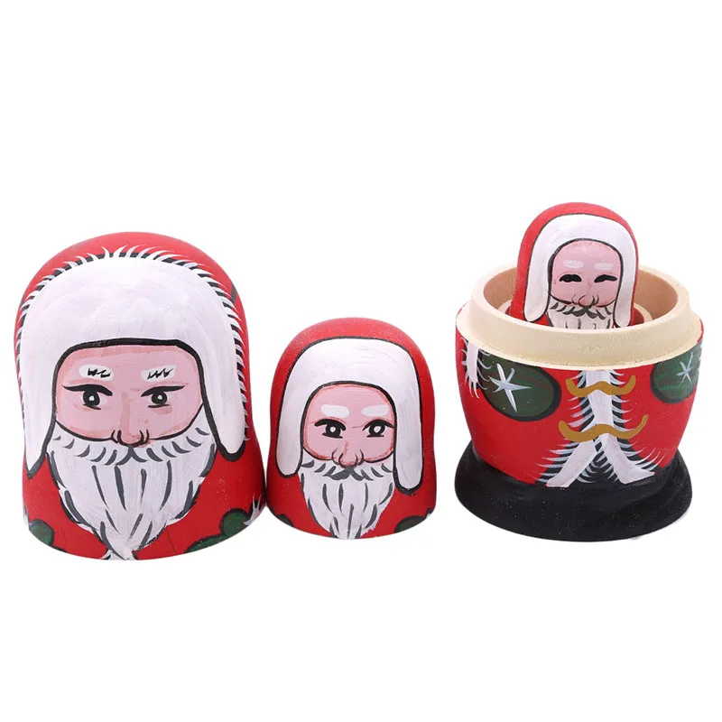 Деревянные игрушки рождественские куклы русские животные игрушка редиса