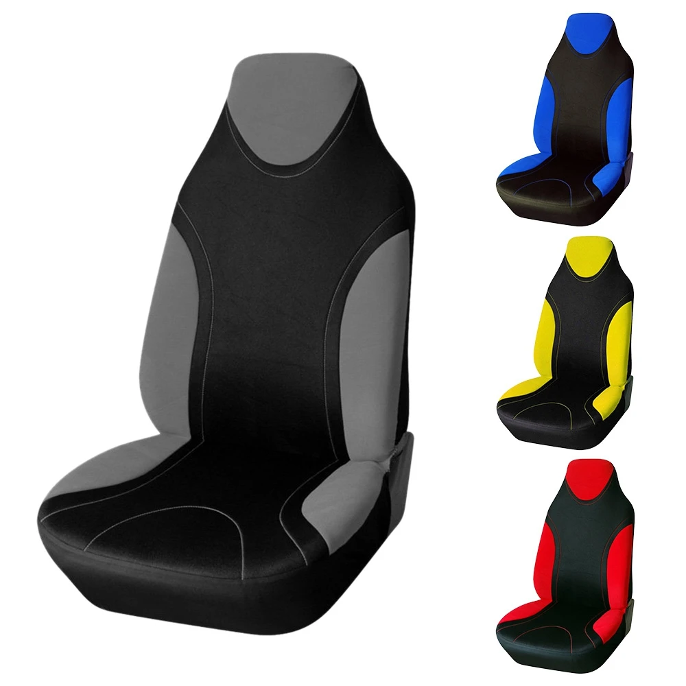 

High quality Universal Front Seat Cover Protector High Back Bucket Car Interior Accessories Fit for Most Vehicles Easy clean