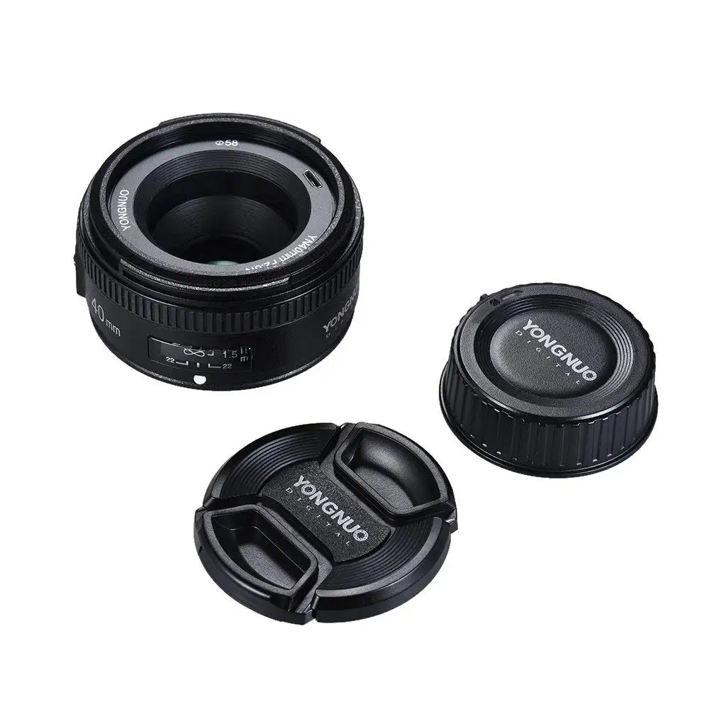 YONGNUO 40 мм YN40mm F2.8N объектив F2.8N светильник-вес стандартный объектив для Nikon d5300 d3400 d7200 d3100 d3200 d5100 DSLR камеры