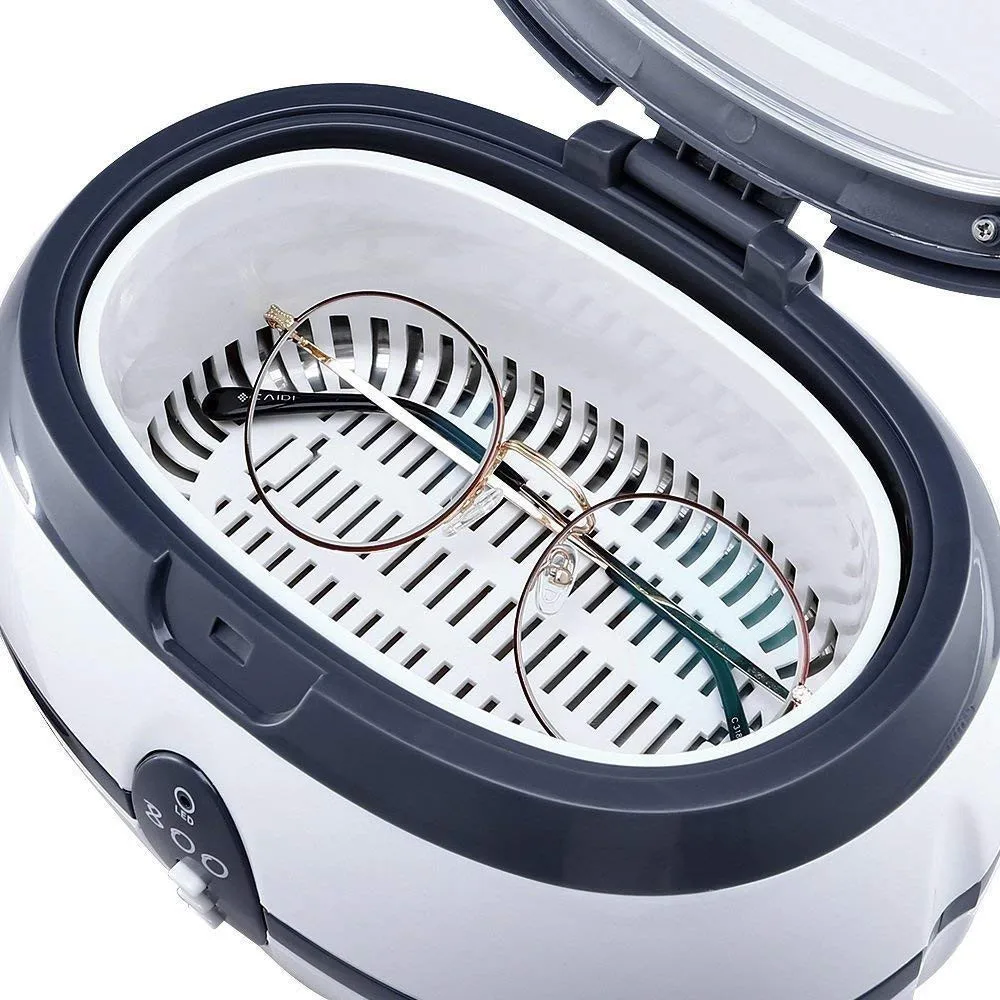 GTSONIC VGT-800 Ultrasonic Cleaner 600ml for jewelry watch Dentures Household Ultrasonic Baths markup brush cleaner