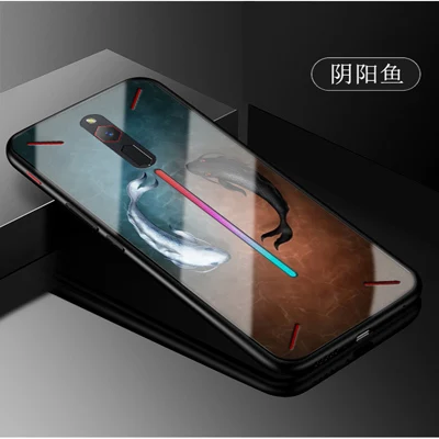 A9 Для ZTE Nubia Red Magic чехол для телефона чехол s Закаленное Стекло задняя крышка для Nubia рамка RedMagic закаленное Стекло крышка чехол S - Цвет: A9