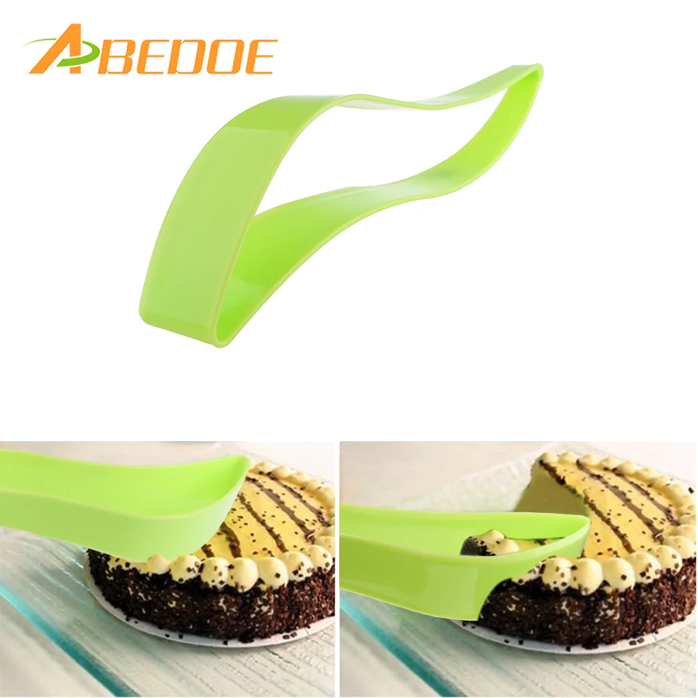 ABEDOE 1Pcs Portable Cake Cutter Slicer Kitchen Accessories Baking Pastry Tools Plastic Cake