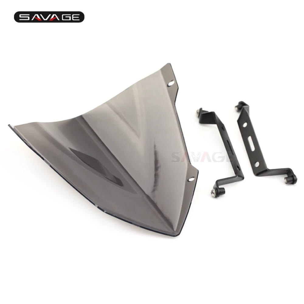 Windscreens Pare-brise For YAMAHA MT07 Wind Deflectors Windshield Windscreen (8)