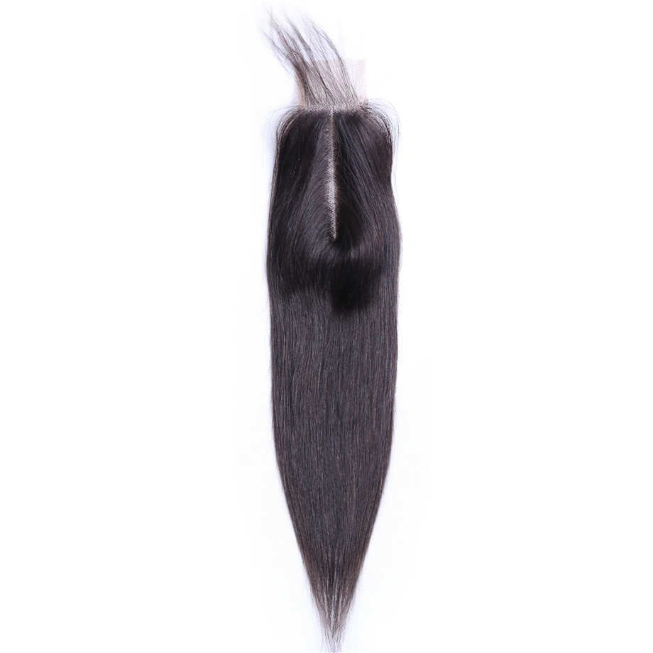 По 2x6 hd синтетическое закрытие шнурка бразильские Прямые не Реми человеческие волосы кружева фронтальное закрытие с детскими волосами предварительно сорванными средней части