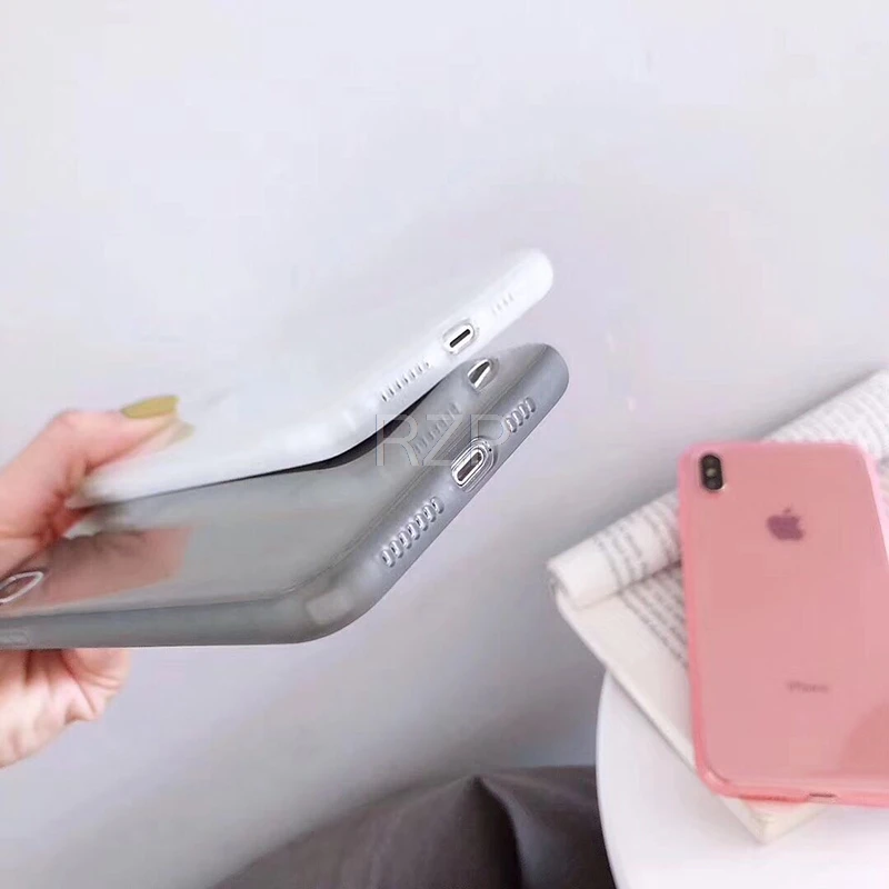 Чехол RZP для телефона iPhone 6 s 7 XR Xs 11 Pro Max чехол бампер Apple 8 Plus защитный чехол|Бамперы|
