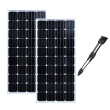 Monocrystalline Solar Panel Roof 12v 150w 2 Pcs Solar Panels 24v 300w font b Waterproof b