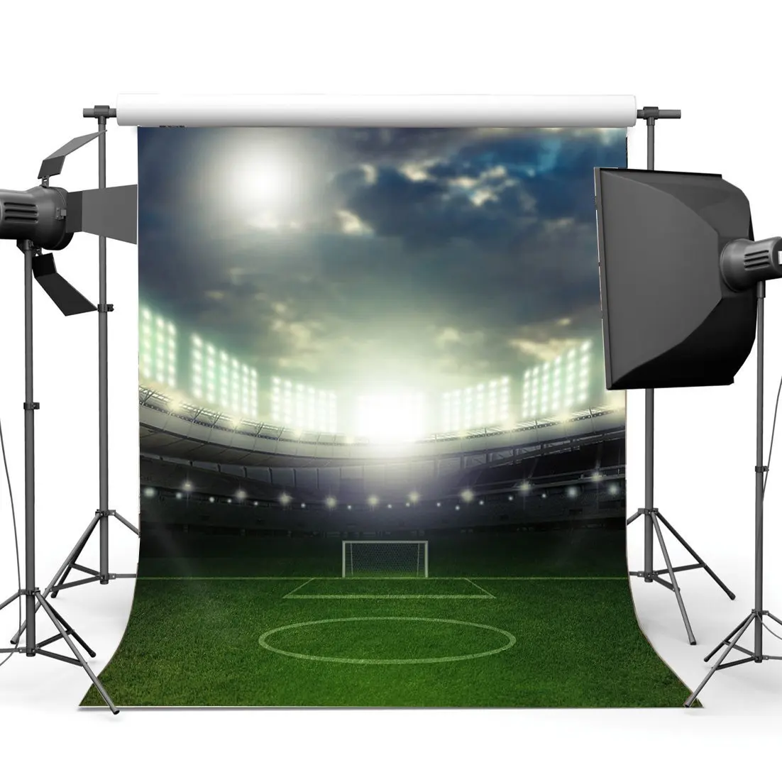 Wofawofa Vinyl 10X10FT Football Field Backdrop Interior Stadium Backdrops Stage Lights Green Grass Meadow Sports Match Photography Background for School Game Happy Birthday Photo Studio Props KX541 Wofawofa Vinyl 10X10FT Football Field Backdrop Interior Stadium Backdrops Stage Lights Green Grass Meadow Sports Match Photography Background for School Game Happy Birthday Photo Studio Props KX541