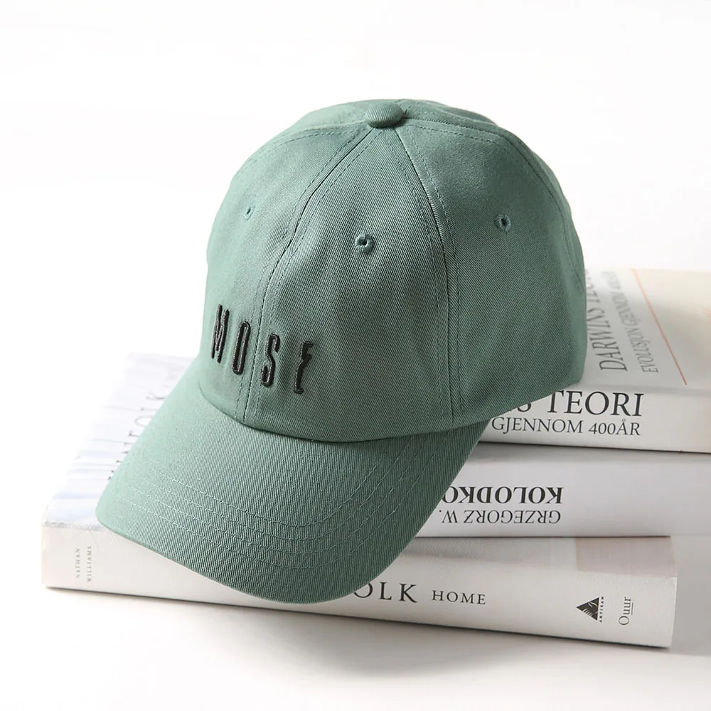 Green Baseball Cap FS уличная стильная бейсбольная кепка в стиле хип-хоп для мужчин и женщин, шапка для папы, хлопковая оранжевая Зеленая Бейсболка с вышивкой, кепка pello - Цвет: Green Baseball Cap