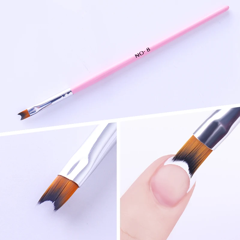 1 шт., градиентная краска, ручка, лайнер для рисования, кисть, французский край, линейная краска, ручка для маникюра, инструмент для дизайна ногтей