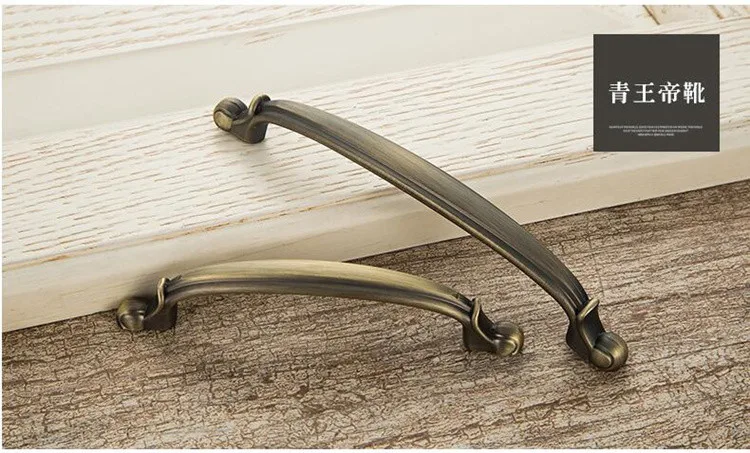 Высококачественные классические бронзовые мебельные ручки для кухни, дверные ручки для шкафа