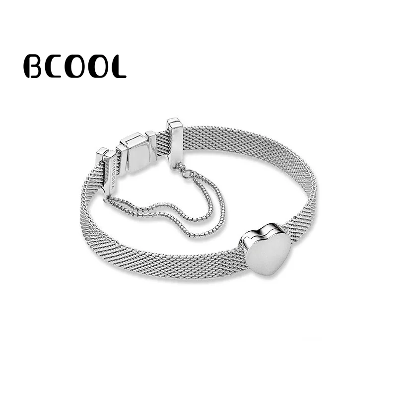 

100%925 Sterling Silver Original 1:1 Latest Love Fashion Silver Charm Bracelet Suitable For Women Gift Bracelet Jewelry