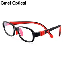 Gmei, оптические НОВЫЕ Безопасные детские очки, ультра-светильник, гибкие TR90, силикагель, удобные, полный обод, детские оправы для очков CX67005