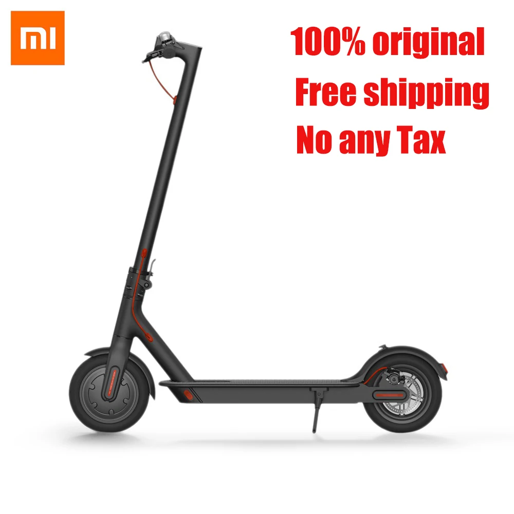 

100% Original Xiaomi M365 Electric Scooter Smart Folding Scooter Mileage with E-ABS Kinetic Energy Recovery System Skateboard
