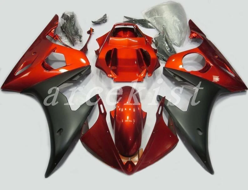 АБС пластик Обтекатели Fit для Yamaha Обтекатели YZFR6 2003 2004 2005 обтекатель YZF R6 03 04 05 изготовленный на заказ черный orange
