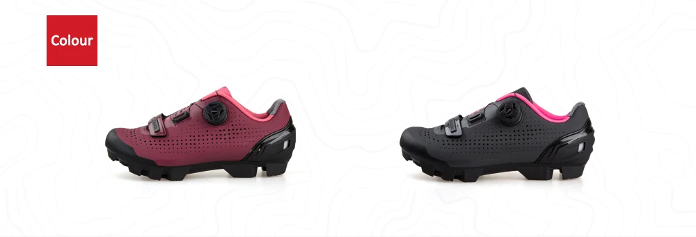 Santic/Женская обувь для велоспорта MTB; Поворотный замок; обувь для горного велосипеда; кроссовки для велоспорта; женская обувь; Два цвета; LS18002