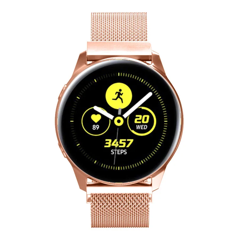 Сетчатый Миланский ремешок из нержавеющей стали для часов samsung Galaxy Watch Active-Drop