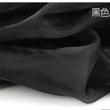 150 см в ширину, 5 м/лот, высококачественное черное мягкое газовое Прозрачное платье своими руками из органзы, бальное платье-пачка, пачка сзади, прямая занавеска