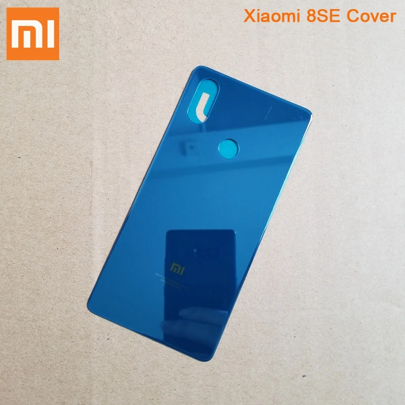 Xiao mi Xiaomi mi стеклянный чехол для задней панели для Xiao mi 8 mi 8 mi 8SE mi 8 SE задняя крышка+ инструмент - Цвет: Blue