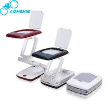 Foldable Desktop 3X Magnifier LED Compact Desk Lamp Lighting Loupe Multifunction Magnifying Glass For Reading Writing 4 Colors