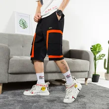 Лето новые мужские брюки и комбинезоны из чистого хлопка для отдыха