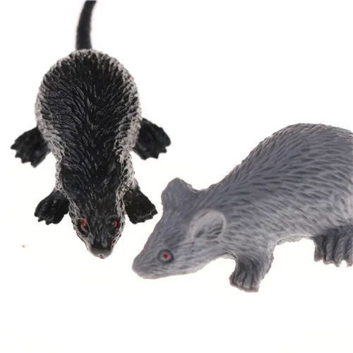 1 шт. ПВХ пластиковые крысы моделирование мышь Модель трюк игрушки Lumi вечерние украшения Хэллоуин трюки шалости реквизит игрушка