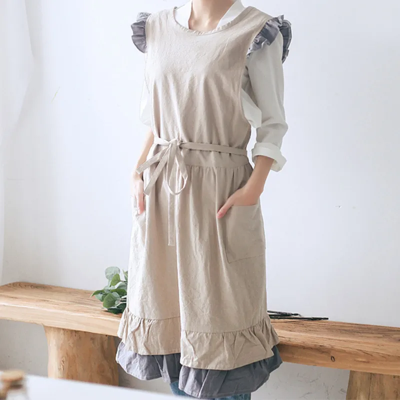 Cotton Apron B62-4