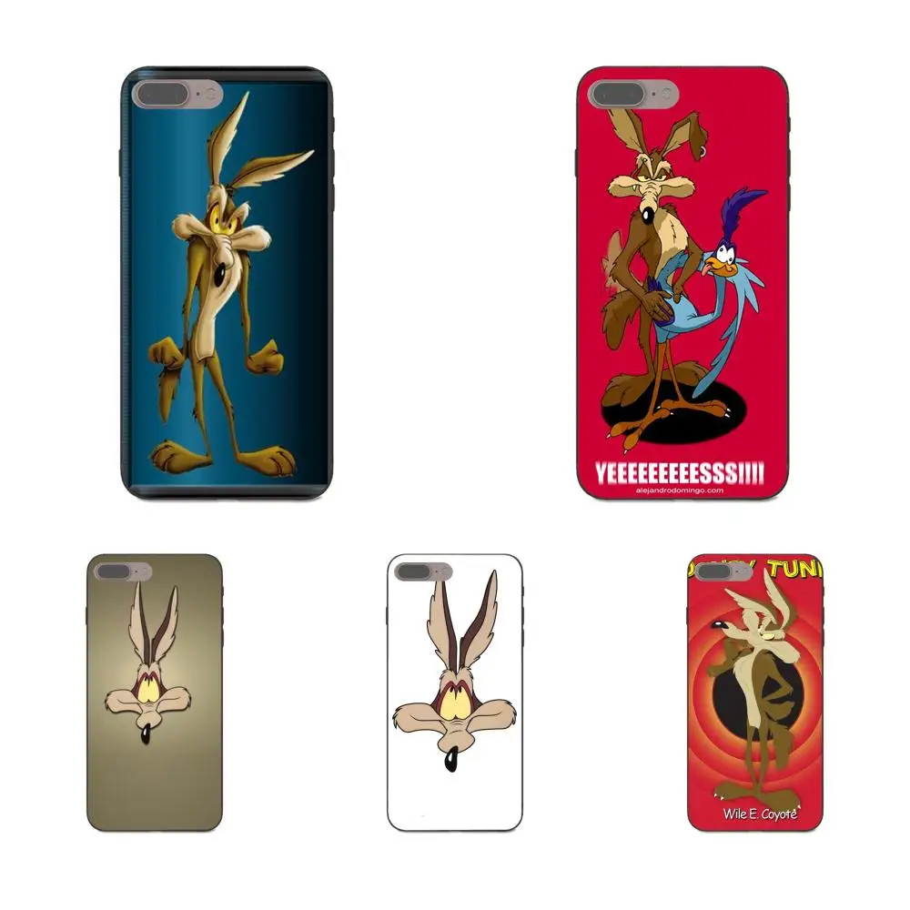 Милые Веселые Мультяшные мелодии Looney Coyote Diy красочный рисунок TPU для Samsung Galaxy A3 A5 A6