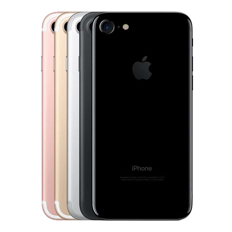 Разблокированный Apple iphone 7 32/128 ГБ/256 IOS 10 12.0MP 4G Камера Quad-Core отпечатков пальцев 12MP 2910mA iphone 7 LTE сотовый телефон