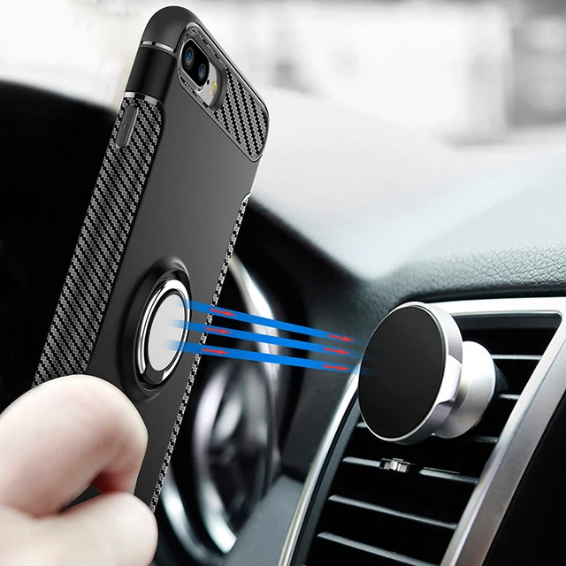 

Ring Car Holder Case For Samsung S7 Edge S8 S9 J3 J5 J7 2016 2017 J2 Prime For iPhone X 8 7 6 5 S Shockproof Back Cover
