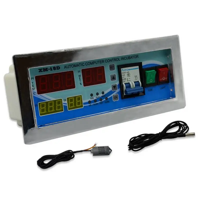 XM-18D Multifunction Temperature Humidity Controller Household Automatic Egg Incubator With Temperature And Humidity Probe