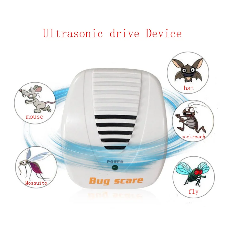 

Pest Reject Multi-function Ultrasonic Electromagnetic Repeller Anti Mosquito Repellent Mouse Rejection Insect Mosquitoes Killer