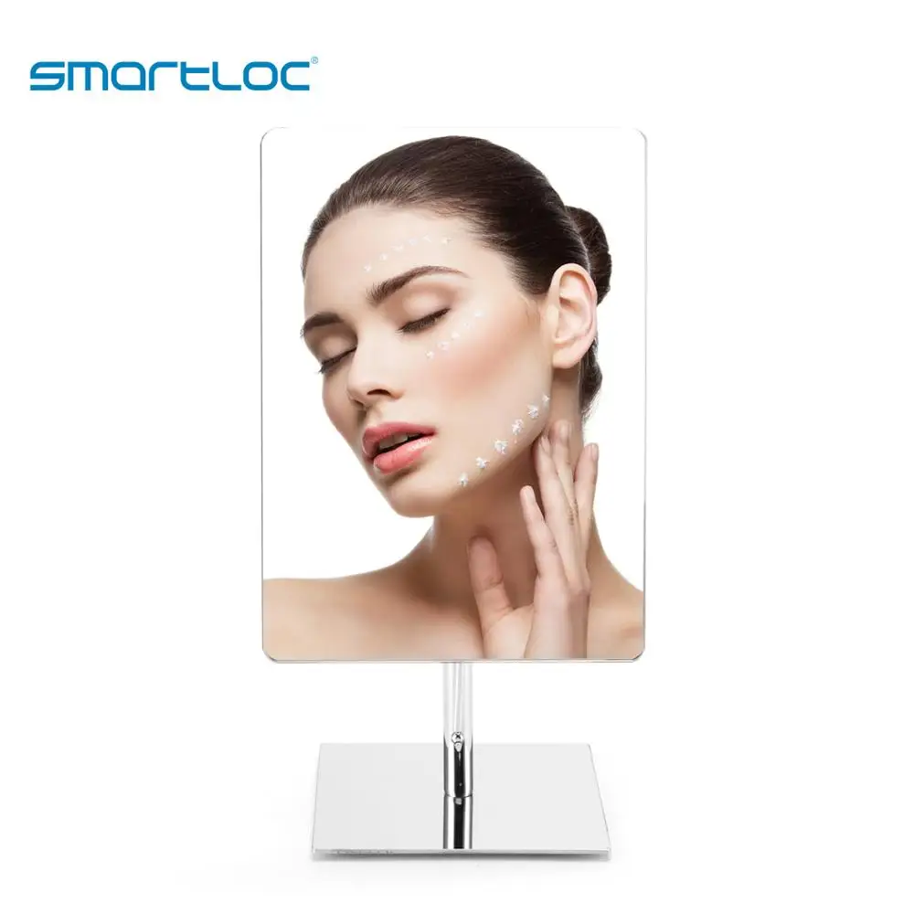 Smartloc 9 بوصة الحديد المستطيل حامل مرآة حمام الحمام ماكياج مرايا التجميل اكسسوارات أدوات منضدة الزينة الغرور 180 ° Smartloc 9 بوصة الحديد المستطيل حامل مرآة حمام الحمام ماكياج مرايا التجميل اكسسوارات أدوات منضدة الزينة الغرور 180 °